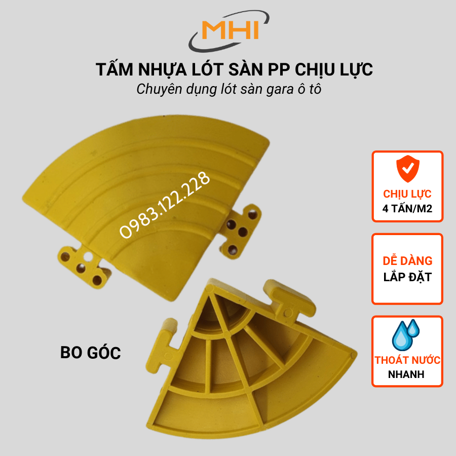 Tấm lót sàn gara ô tô / trung tâm chăm sóc xe ô tô, khu vực rửa xe ô tô