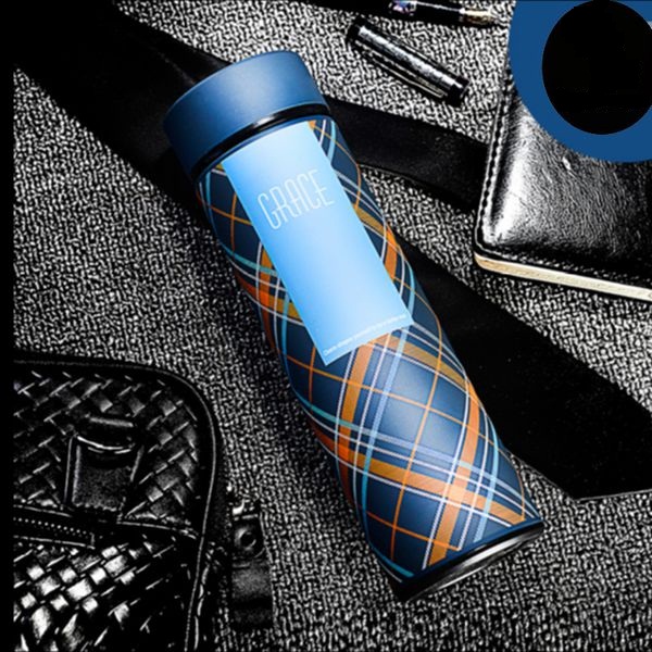 Bình giữ nhiệt họa tiết caro