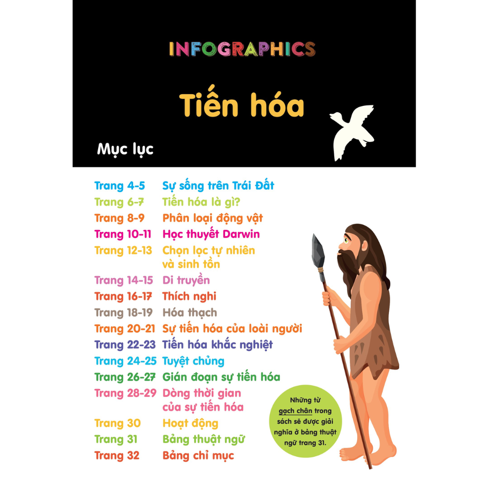 Infographics - Bách khoa tri thức bằng đồ họa cho trẻ em - Tiến hóa