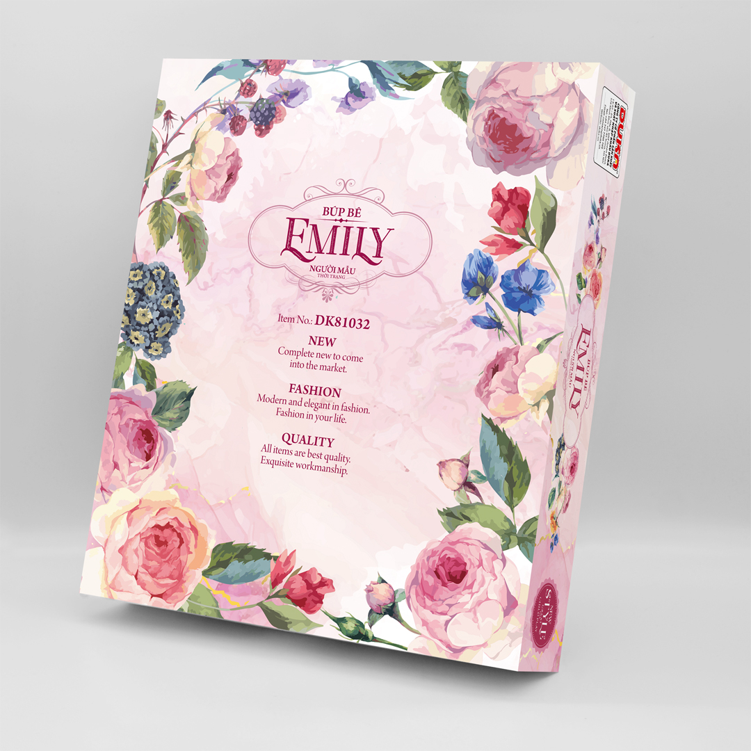 Đồ Chơi Búp Bê Cho Bé - Búp bê Emily - Người mẫu thời trang DK 81032