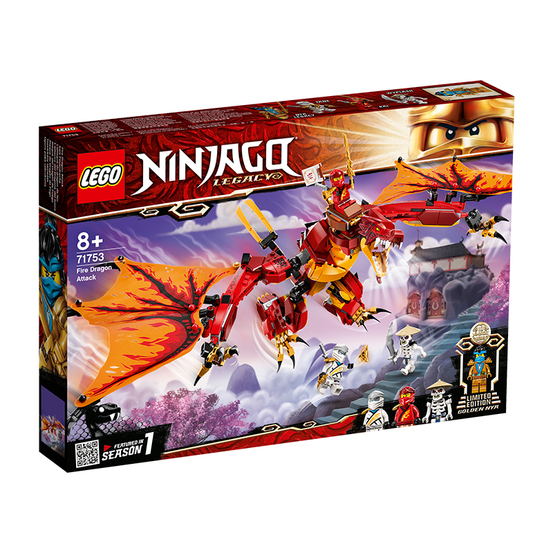 Đồ Chơi Lắp Ráp LEGO Ninjago Rồng Phun Lửa Của Kai 71753  Cho Bé Trên 8 Tuổi