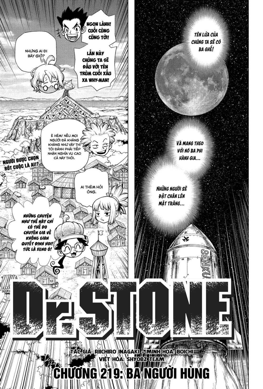 dr.stone - hồi sinh thế giới chapter 219 2