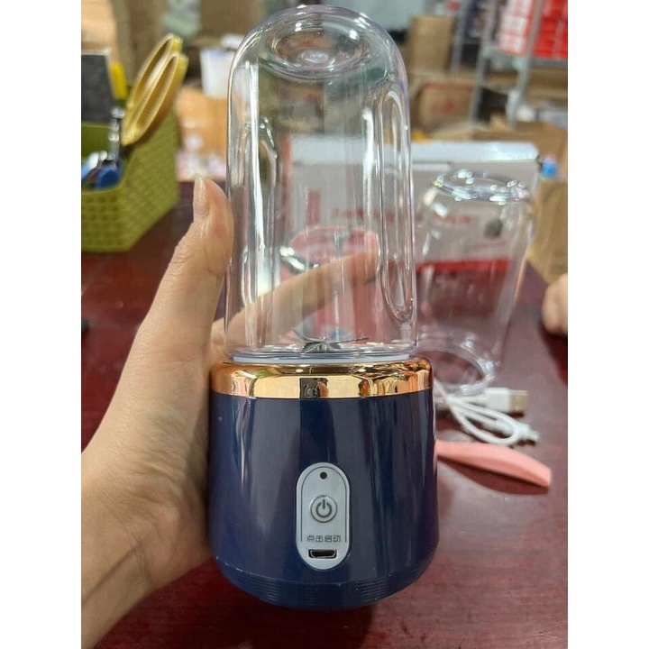 MÁY XAY MINI CẦM TAY 6 LƯỠI JUICING CUP SIÊU TIỆN LỢI, SIÊU GỌN NHẸ