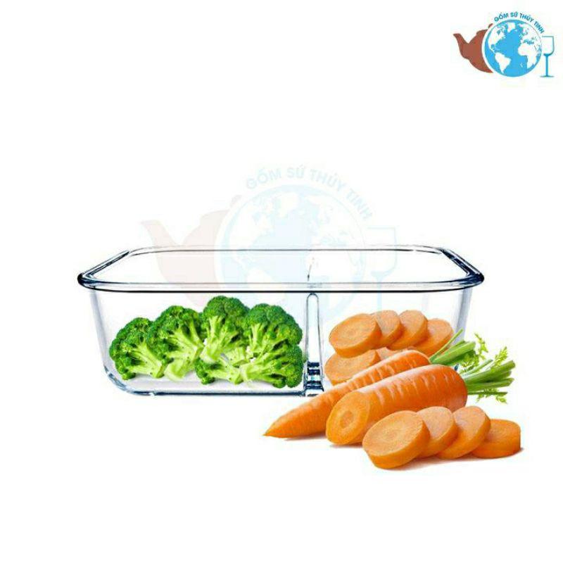 Giá sỉ hộp cơm thủy tinh 2 ngăn,3 ngăn