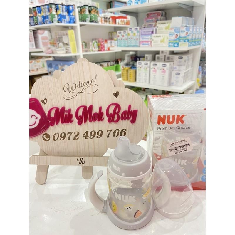 Cốc tập uống NUK 150 ml,nhựa PP hỗ trợ quá trình chuyển đổi từ bú mẹ , bú bình sang cốc uống dễ dàng