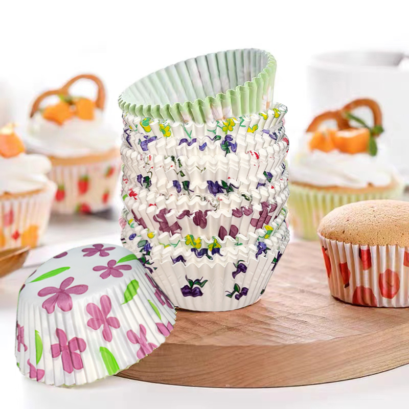 Cốc Giấy Làm Bánh Cupcake Sea Choice đựng bánh nướng giấy dầu nhiệt độ cao ngăn đựng giấy lót cốc bánh nướng xốp cốc