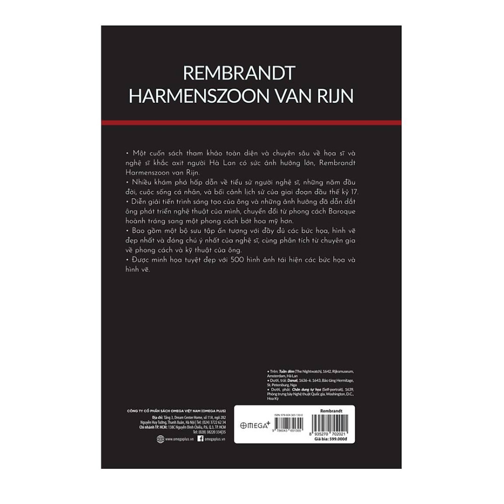 Sách Rembrandt Cuộc Đời Và Tác Phẩm Qua 500 Hình Ảnh