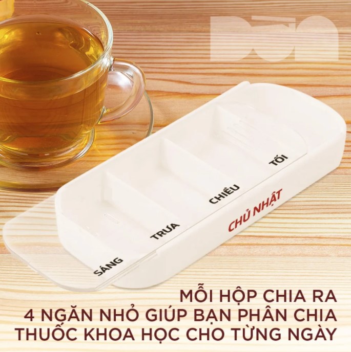 Dụng cụ chia thuốc 7 ngày - Tashuan - TS 5317 - dạng khay