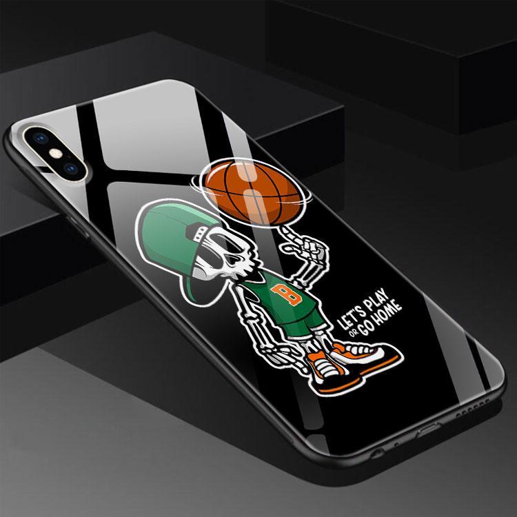 Ốp Lưng Bóng Rổ Cạnh Vuông dành cho Iphone 6/6Plus/6S/6S Plus/7/7Plus/8/8Plus/X/Xs/Xs Max/11/11 Promax/12/12 Promax Lpc03010045
