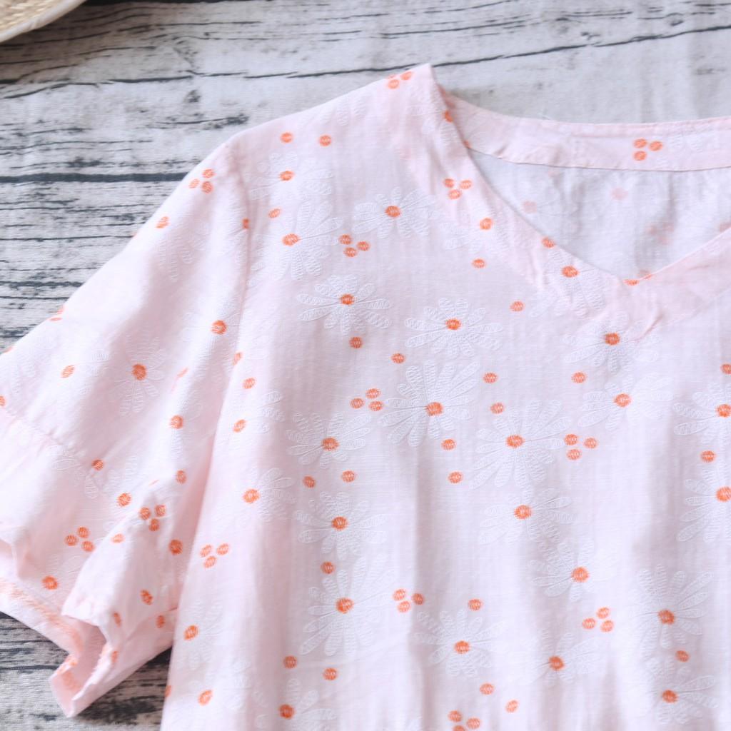 VÁY BABYDOLL HỌA TIẾT THÊU HOA