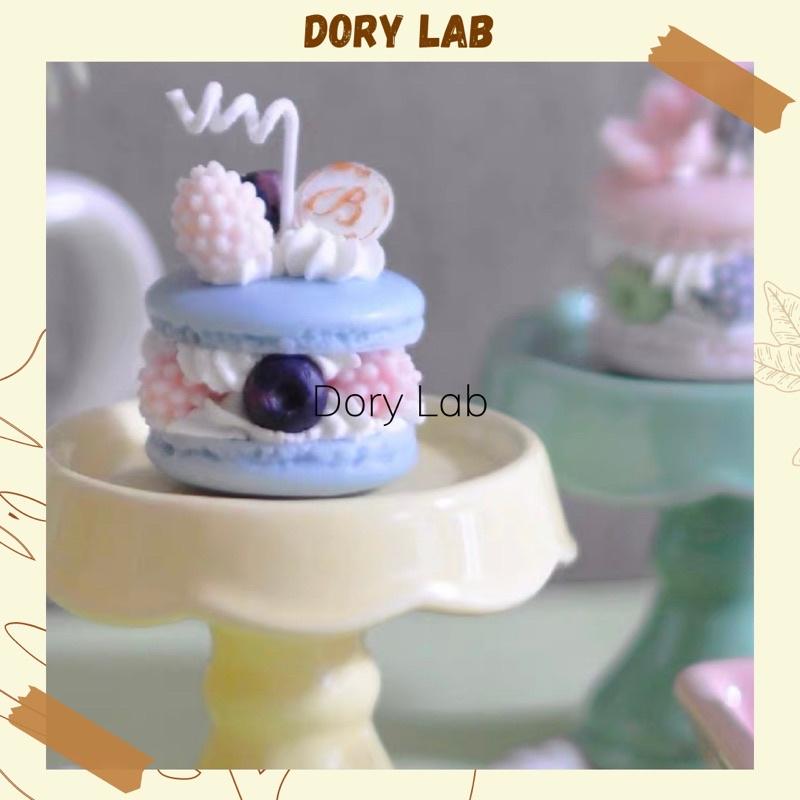 Nến Thơm Bánh Macaron Nhiều Màu Sắc Size 5x4cm Handmade - Dory Lab