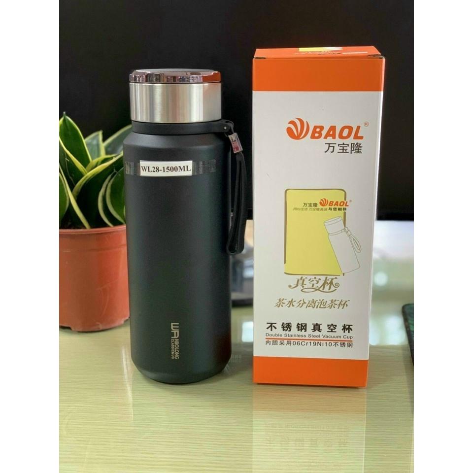 BÌNH GIỮ NHIỆT BAOL WL28-1500ML - BÌNH INOX CHỐNG GỈ - GIỮ NHIỆT TRÊN 12 TIẾNG