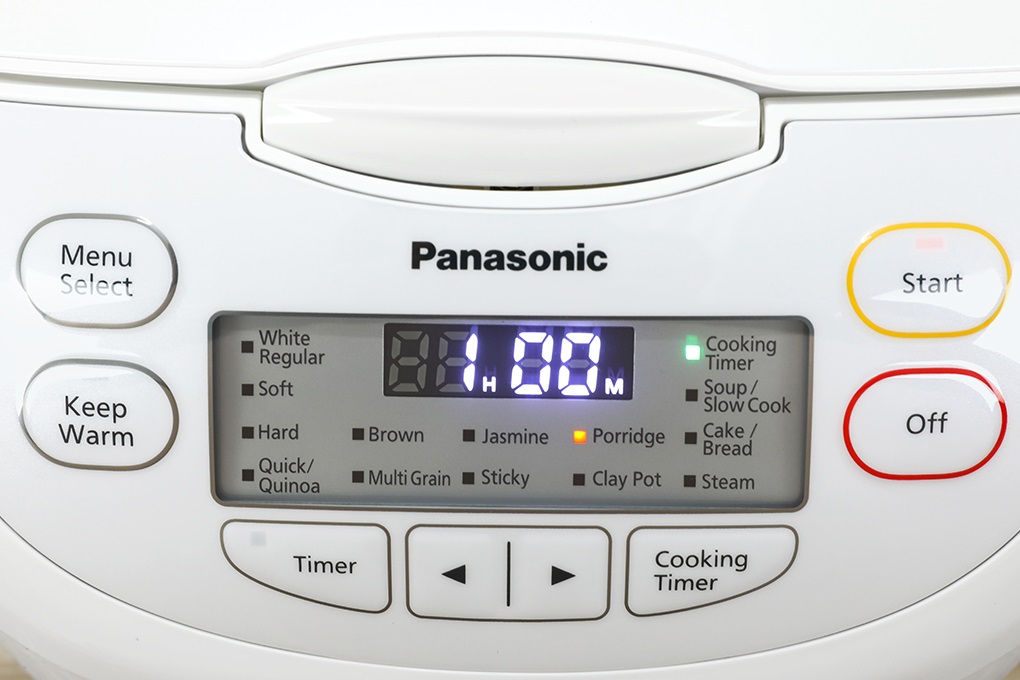 Nồi cơm điện tử Panasonic 1.8 lít SR-CL188WRAM  - Hàng Chính Hãng