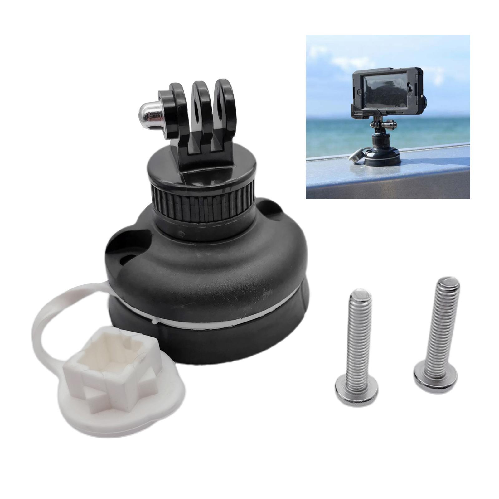 ABS Kayak Sports Camera Mount Base Marine Boat Canoe Holder Mounting Kit L