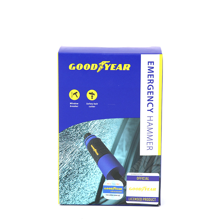 Dụng Cụ Phá Kính Cắt Dây An Toàn Thoát Hiểm GOODYEAR GY-5480 - Nhập Khẩu Chính Hãng