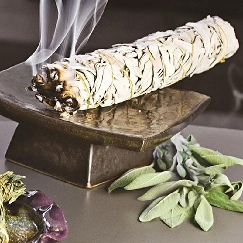 Bó xô thơm trắng/ White sage/ Lá sage thanh tẩy không gian (chuẩn Nam California)