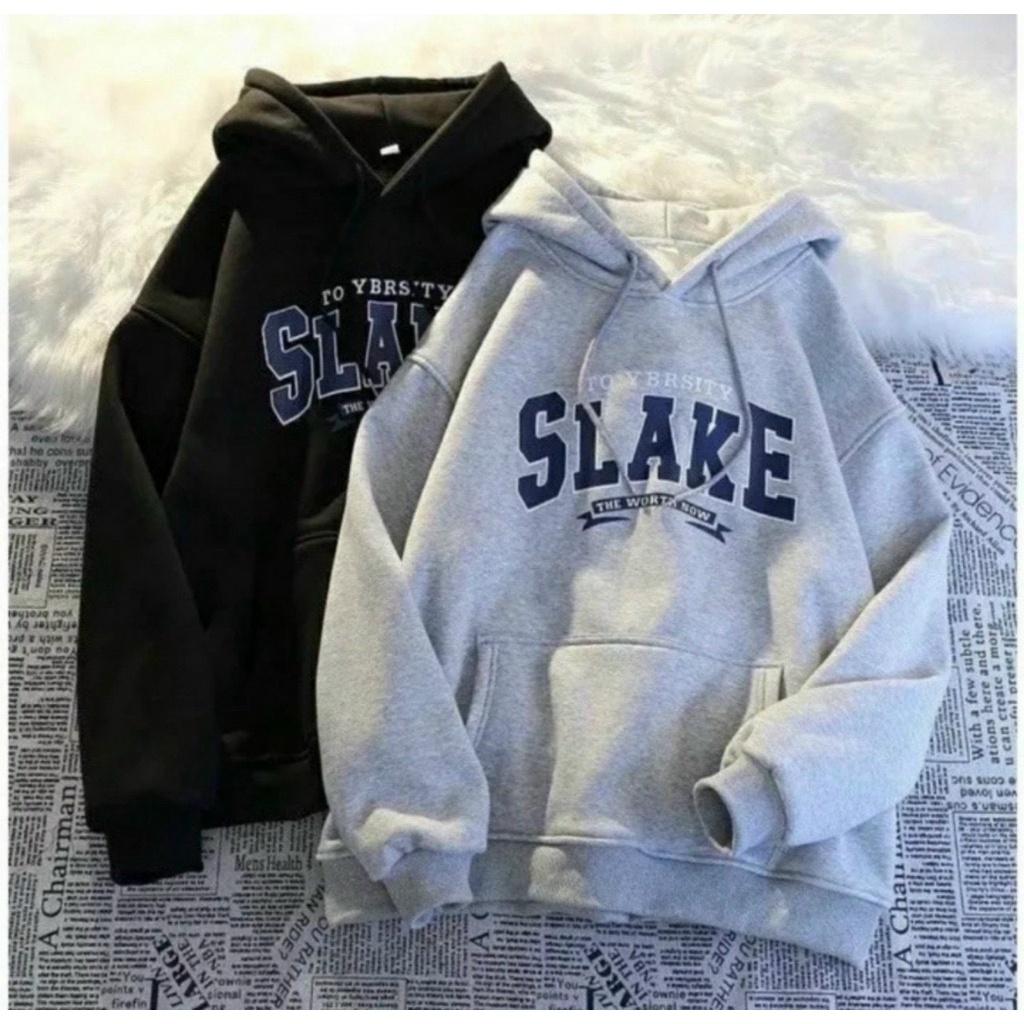 Áo Khoác Hoodies Nam Nữ From Unisex Có Nón Cổ Chui In Họa Tiết SLAKE Chống Nắng Siêu Đẹp Hot Trend