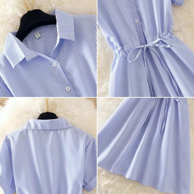 Đầm xòe cổ sơ mi xinh đẹp