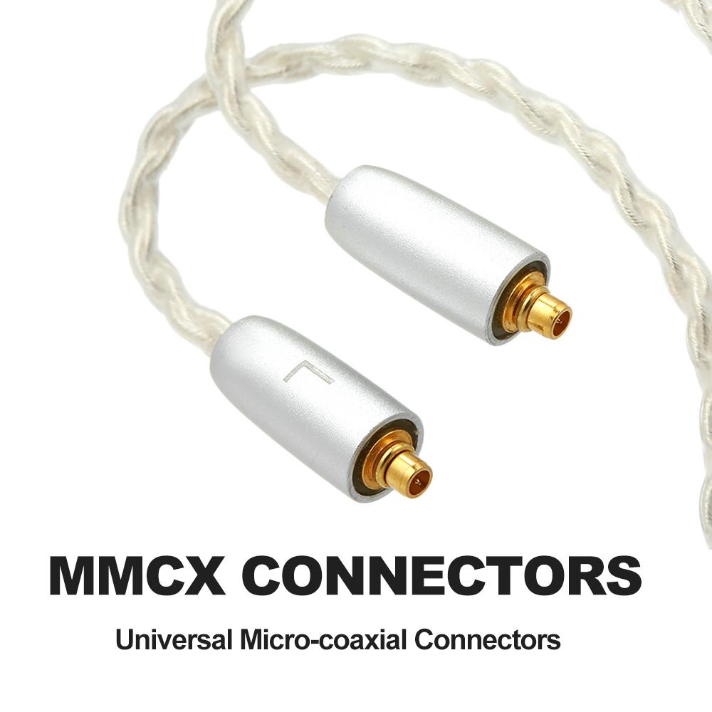 Dây tai nghe có dây dài 115-125cm 3,5mm Đầu cắm MMCX cho Shure SE846