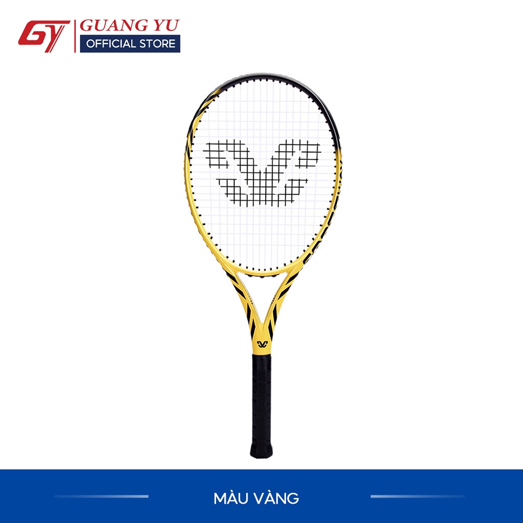 Vợt Tennis GUANG YU Khung Sợi Carbon Cao Cấp Tặng Kèm Bộ Đế Và Bóng Tập Luyện