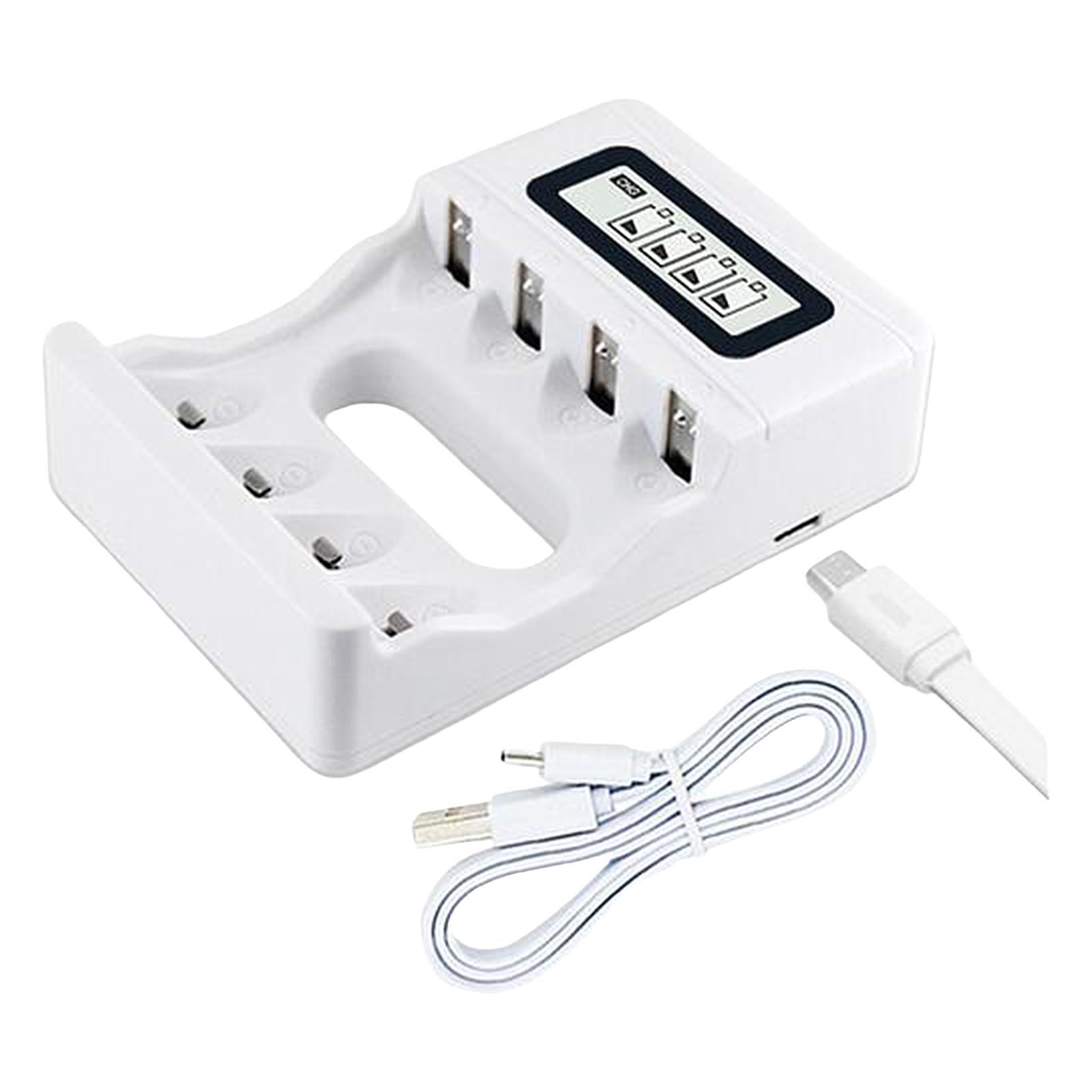 Battery Charger LCD Display for   Rechargeable Batteries Flashlight