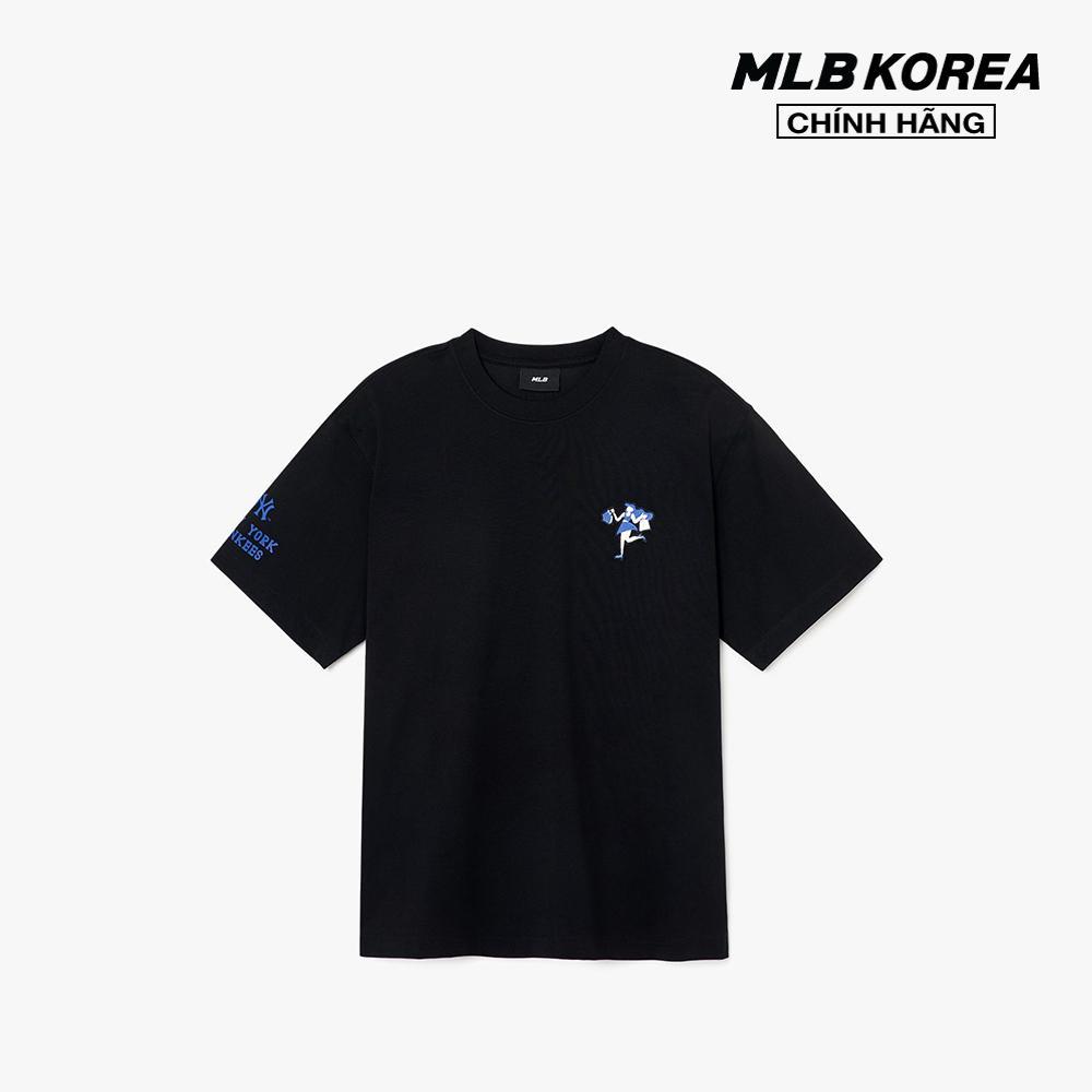 MLB - Áo thun unisex cổ tròn tay ngắn phom suông năng động 3ATSC0133