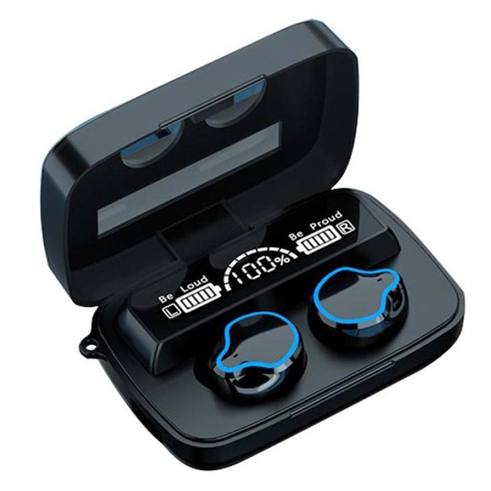 Tai nghe không dây M9 TWS BT5.1 màn hình kỹ thuật số độ nét cao Âm thanh HiFi IPX7 Chống nước