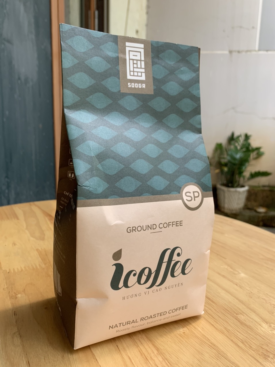 Cà Phê Rang Mộc icoffee 250g Nguyên Chất Đậm Đà Hương Vị Đắng Vừa, Thơm Dịu Nhẹ, Hậu Vị Ngọt