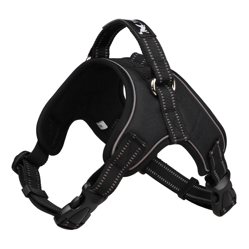 Pet Dog Chest Strap Harness Soft Adjustable Reflective Breathable Vest S