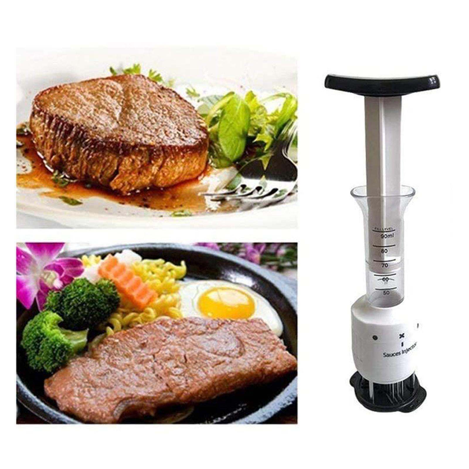 Meat   Stainless Steel Seasoning Injectors Meat Tenderizer