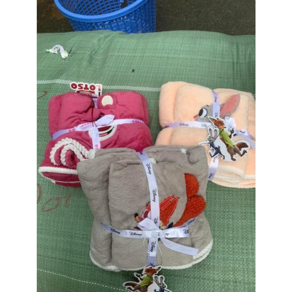 (Sét 2) khăn tắm + khăn mặt gấu hồng LOTSO