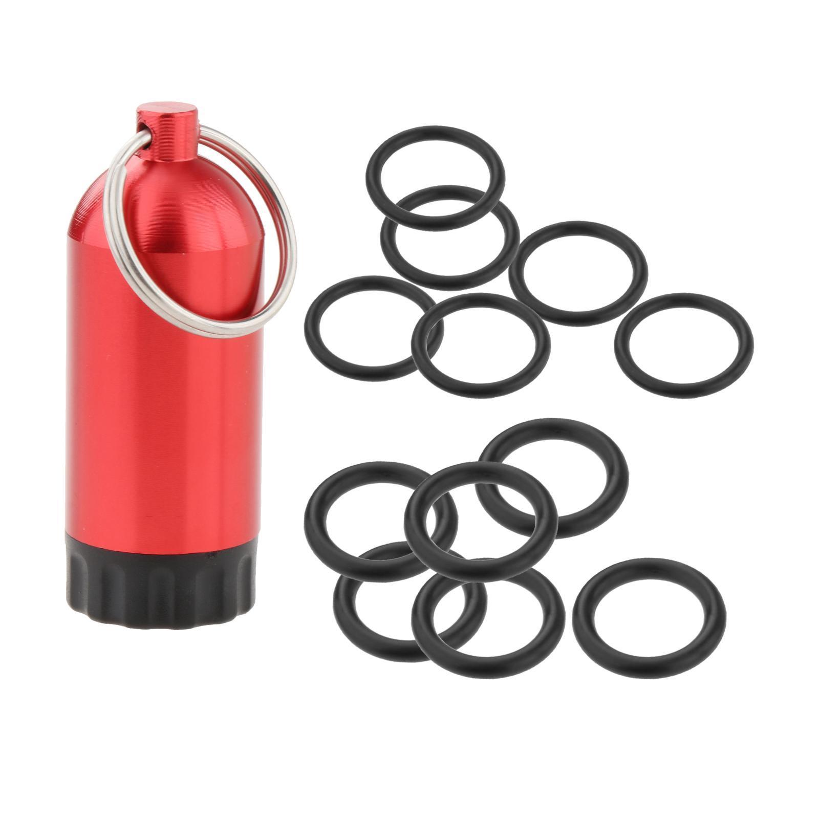 3x Mini Scuba Diving Tank, Cylinder Storage Bottle with  Key Chain Dive Aluminum Alloy Repair