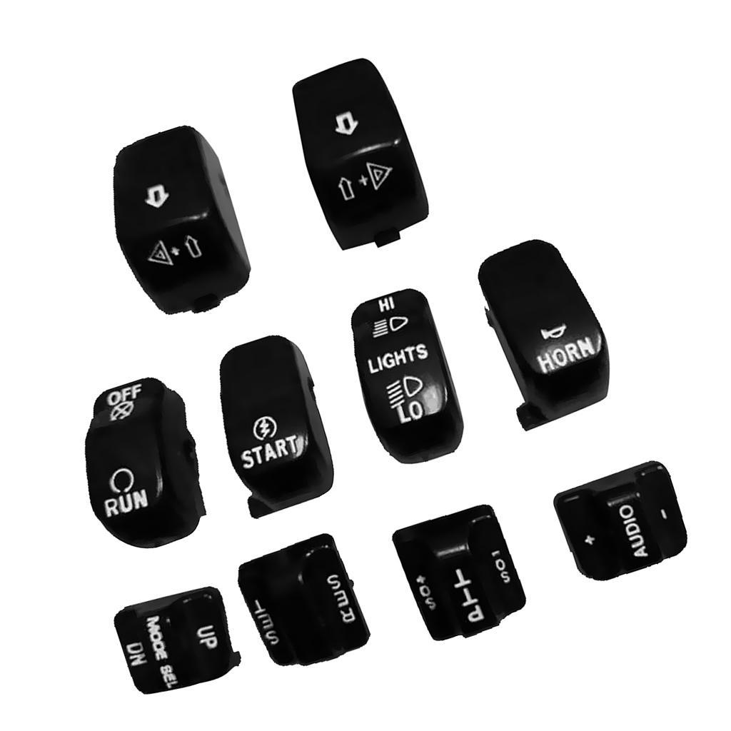 10x Hand Control Switch Housing   Buttons For  FLHT FLHTC FLHX FLTRX