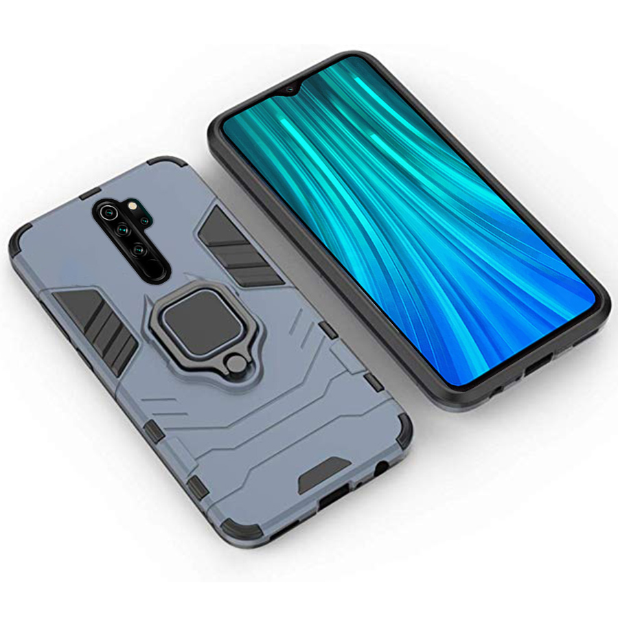 Ốp lưng cho Xiaomi Redmi Note 8 Pro Chân Xoay Nhựa PC - Handtown- Hàng Chính Hãng