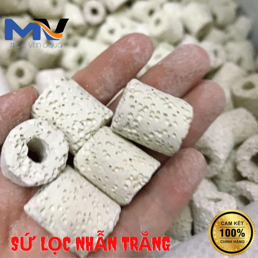 Sứ nhẫn trắng, vật liệu lọc nước cho bể cá thủy sinh