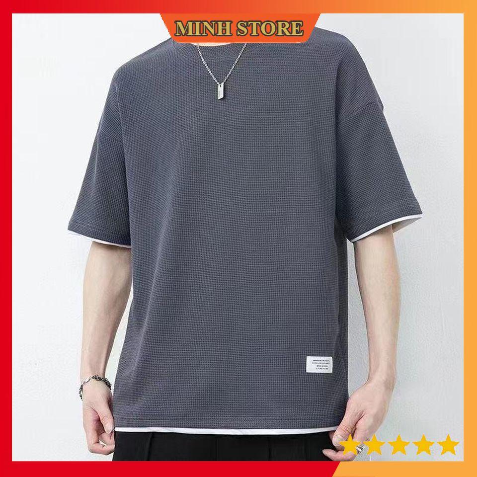 Áo POLO nam cotton ngắn tay Tổ Ong xuất xịn, Áo Thun nam Form rộng phong cách trẻ trung AT08 - MINHSTORE66