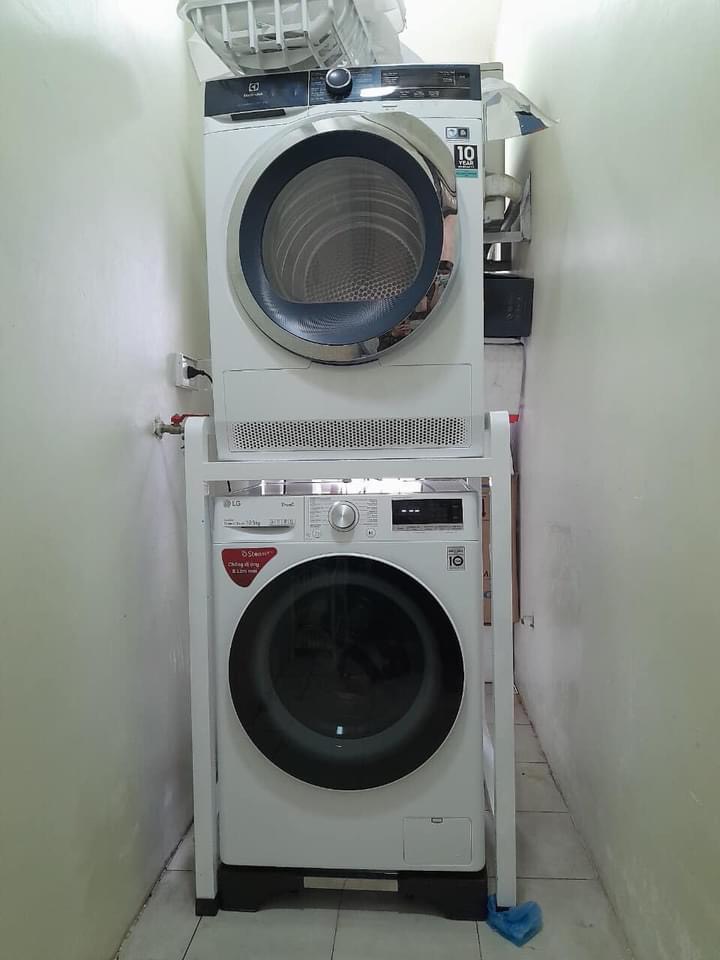 KỆ MÁY SẤY MÁY GIẶT - THÉP SƠN TĨNH ĐIỆN