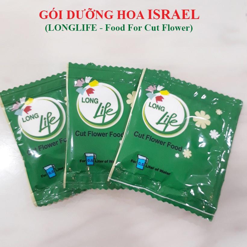 Shop Kenkou_Gói dưỡng hoa tươi lâu - hiệu Long life Israel - giành cho người chơi hoa