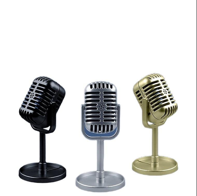 Micrô âm thanh cổ điển retro micro phong cách cổ điển mic mô hình đứng