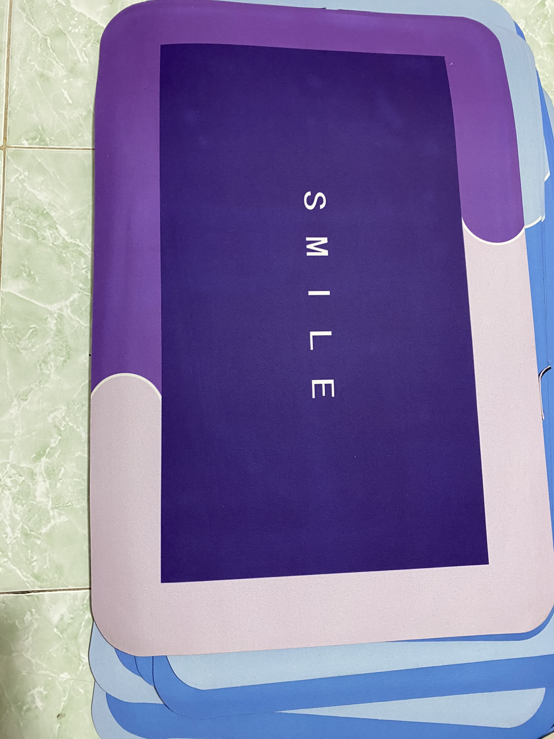 Thảm chùi chân Silicon Bathroom siêu thấm nước, chống trơn trượt