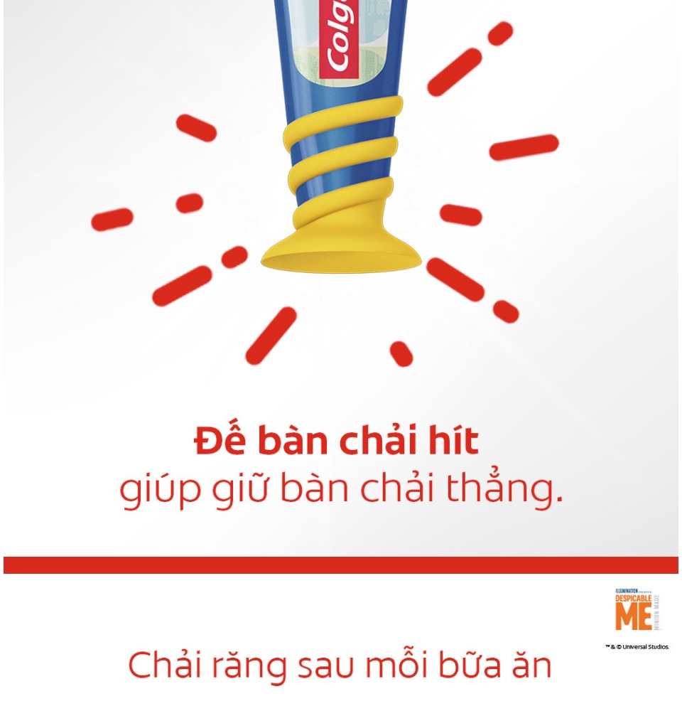 Bộ 2 bàn chải Minions cho trẻ em