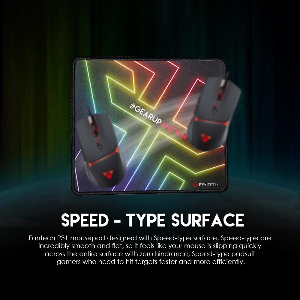 Combo Bàn Phím + Chuột + Lót Chuột Gaming FANTECH P31 GAMING POWER PACK Phím LED Backlit Rainbow 26 Phím Anti Ghosting - Hàng chính hãng