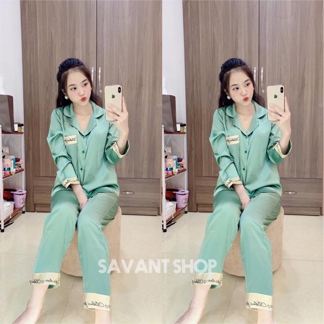 PIJAMA TAY DÀI QUẦN DÀI MẶC NHÀ SANG CHẢNH MẪU MỚI