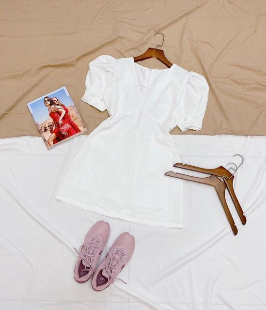 Jum tay phồng đính châu