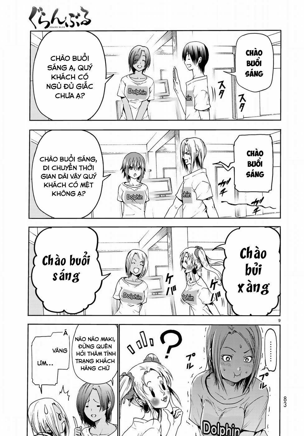 cô gái thích lặn - grand blue chapter 51 9