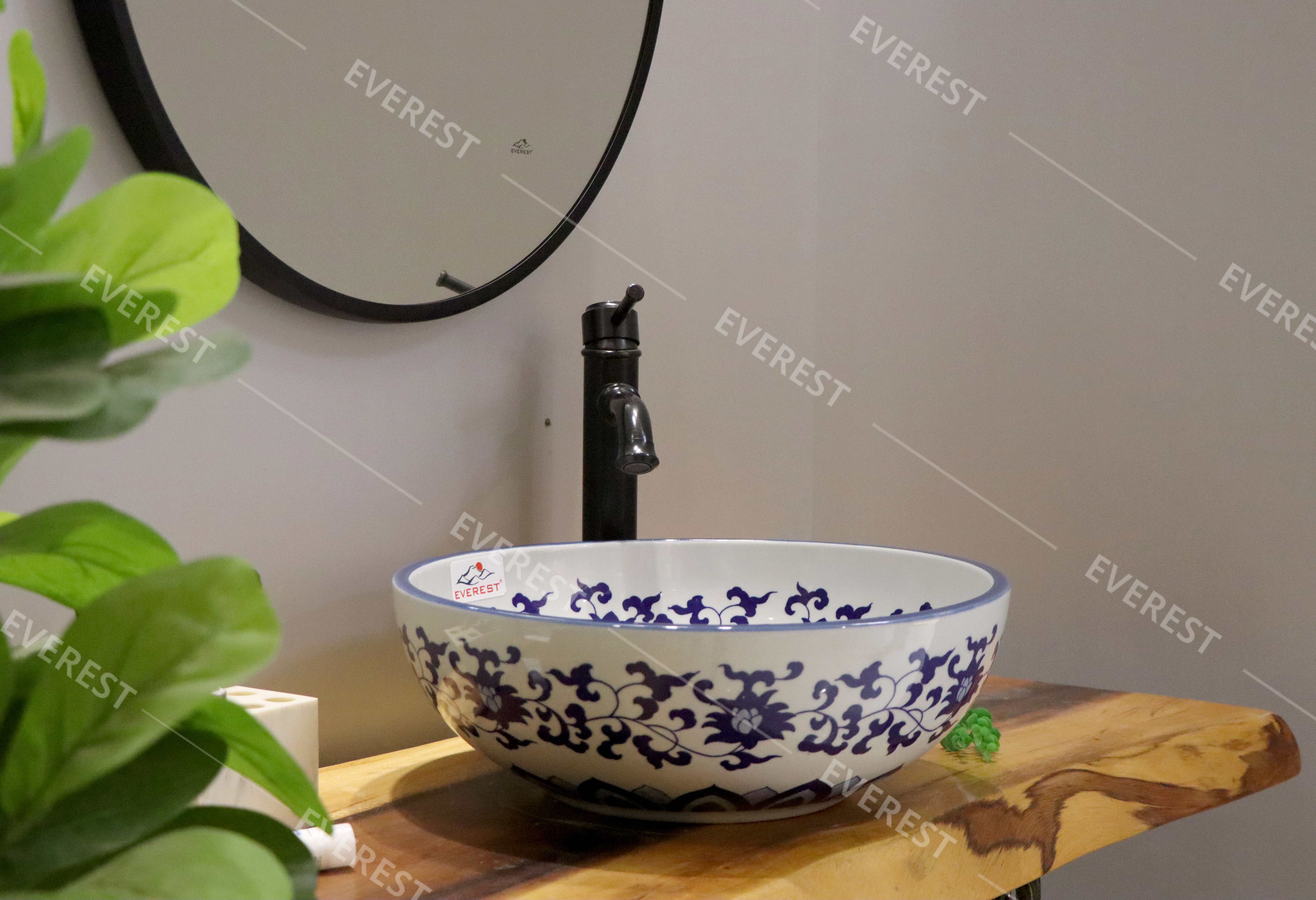 Chậu Sứ Mỹ Thuật EV-CĐ02