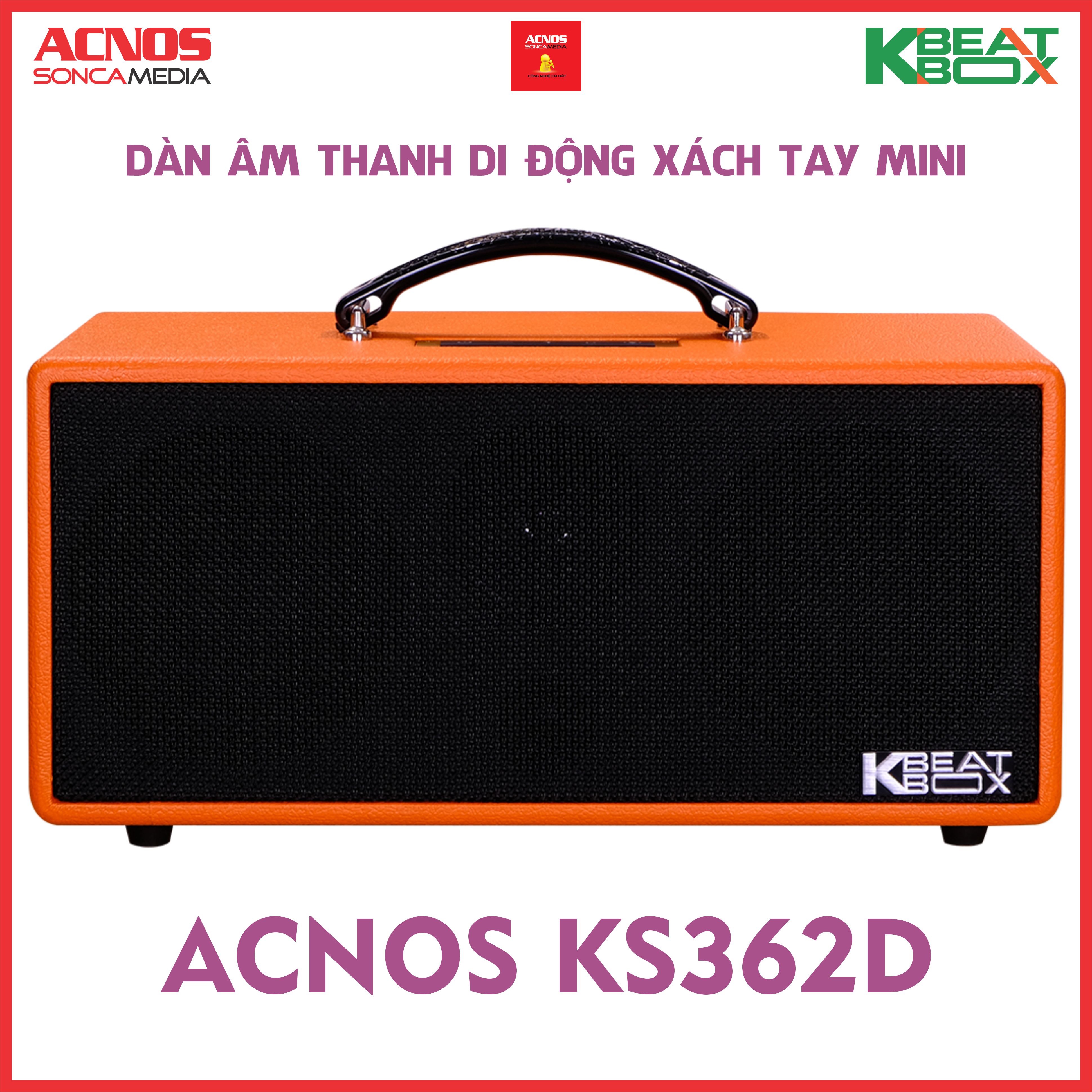 Dàn âm thanh di động xách tay mini ACNOS KS362D