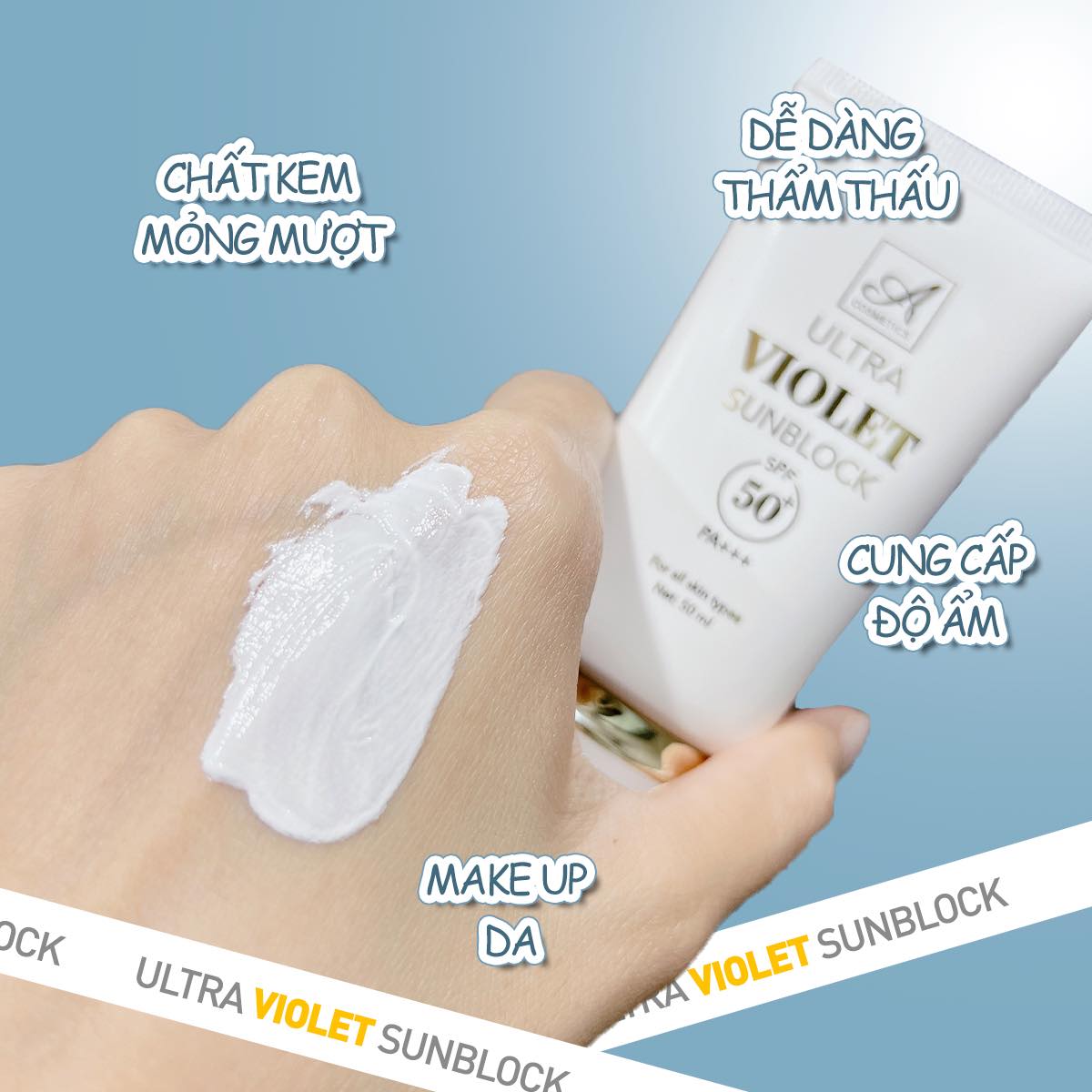 Kem chống nắng ULTRA VIOLET SUNBLOCK SPF 50+ PA+++