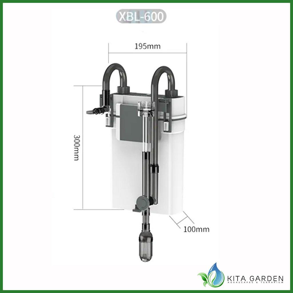 Máy lọc treo XIAOLI - Hang On Filter tích hợp lọc váng mặt nước hồ cá thủy sinh