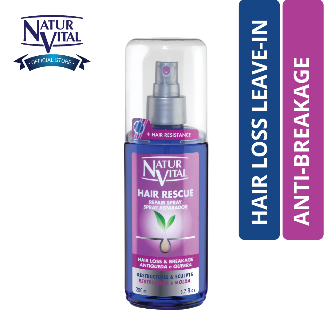 Xịt Tóc NaturVital Hair Loss Leave-in Anti-Breakage Chiết Xuất Nhân Sâm Hỗ Trợ Giảm Gãy Rụng Chuyên Sâu, Giúp Phục Hồi & Bảo Vệ Ngọn Tóc, Hỗ Trợ Tạo Kiểu